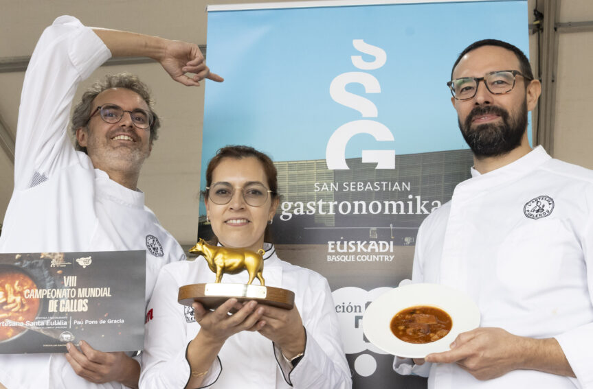 La casa de comidas l’Artesana Santa Eulàlia gana el Campeonato del Mundo de Callos en Gastronomika de San Sebastián