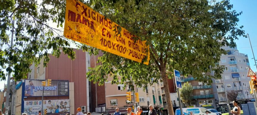 Les Marees Blanca i Pensionista de la ciutat comencen mobilitzacions per recollir signatures per exigir el nou Hospital General de l’Hospitalet