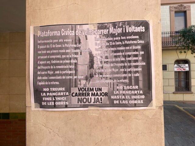 El carrer Major, fins quant?