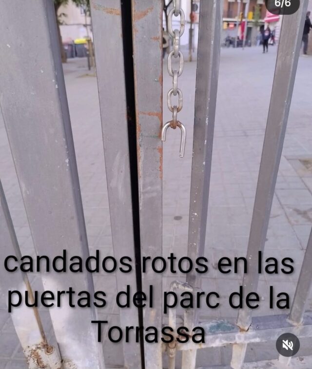 El Parc de la Torrassa, un testimonio de la degradació del barrio