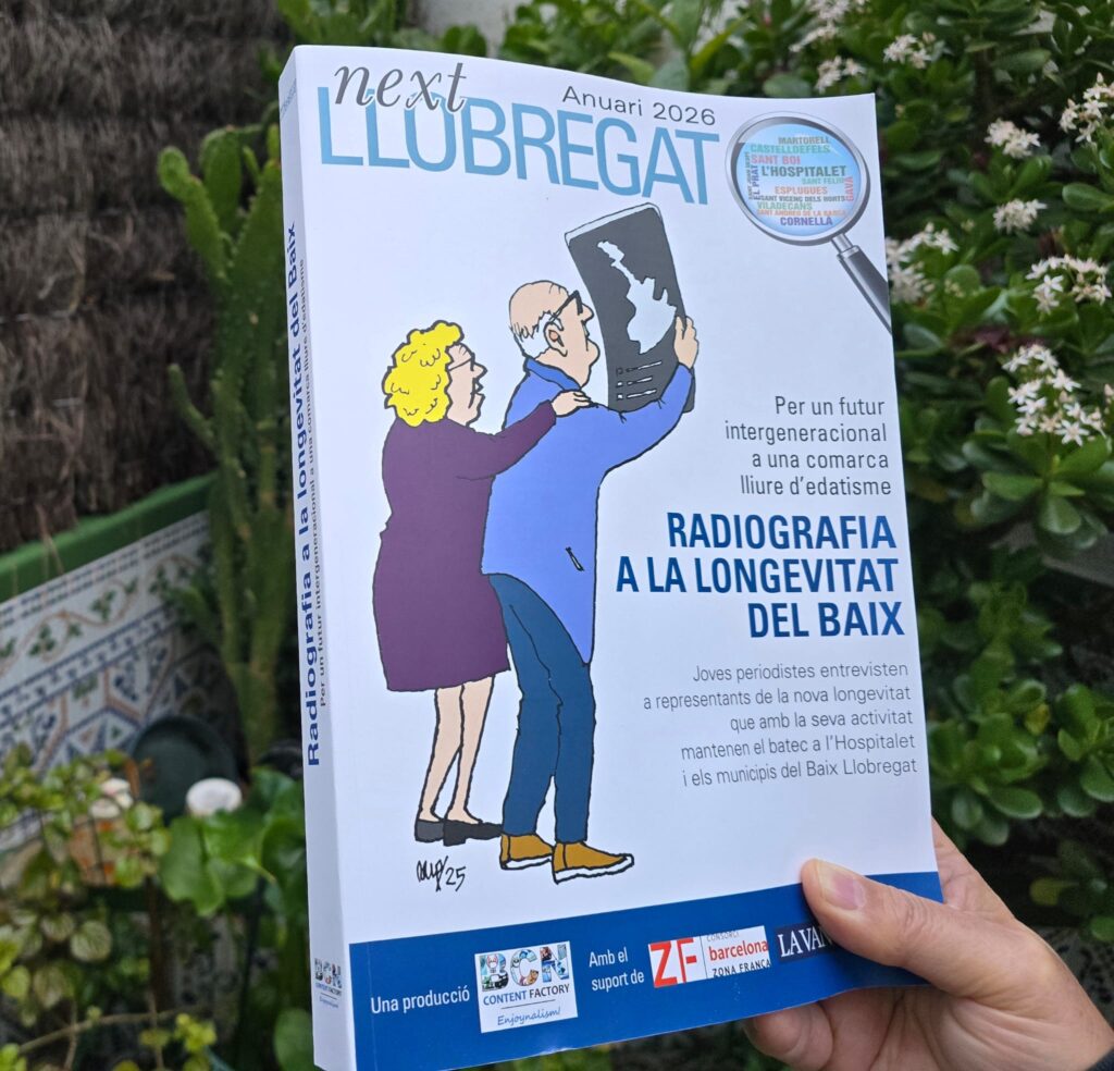 Dimarts es presenta, al Consell Comarcal, l’Anuari 2026 Next Llobregat: radiografia a la longevitat