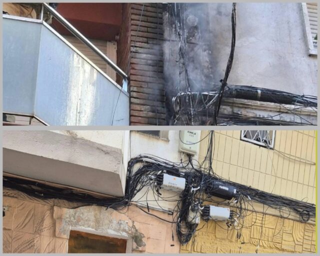 Cables que provocan incendios