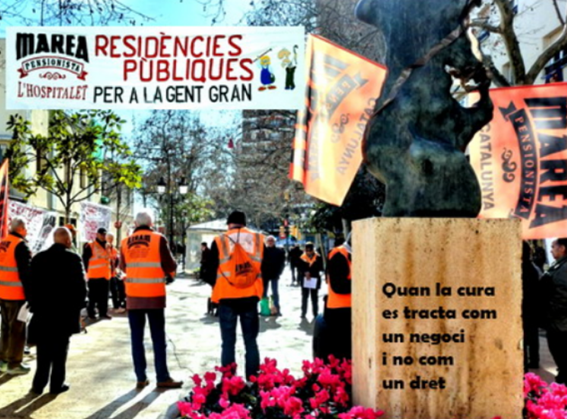 La Marea Pensionista/Marea Blanca abre una nueva batalla, reivindicando más residencias públicas para las personas mayores