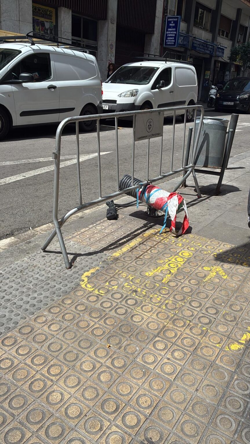 Farolas retiradas